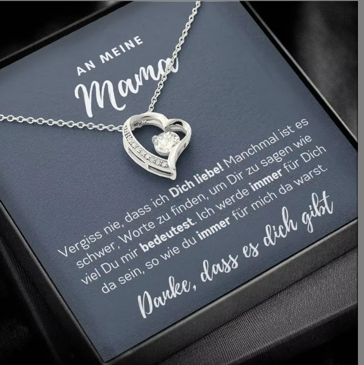 Mama’s Herz Kette im Lichterkästchen