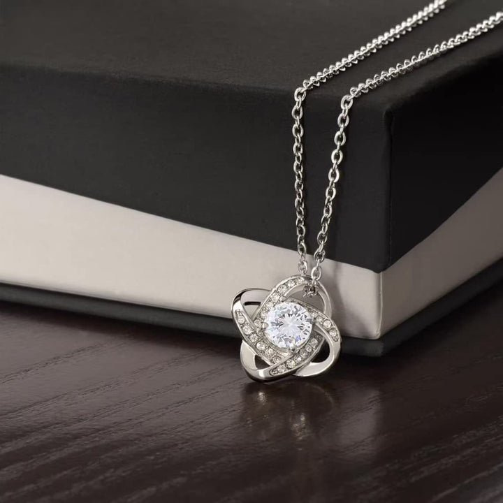 Mom's Infinity Necklace in LED Gift Box